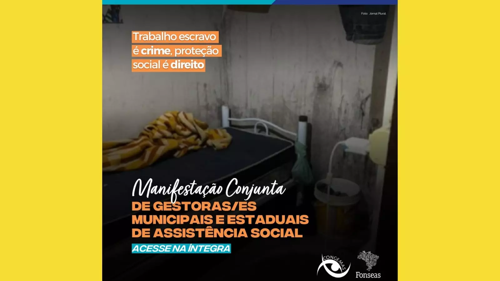 MANIFESTAÇÃO DE GESTORAS/ES MUNICIPAIS E ESTADUAIS DE ASSISTÊNCIA SOCIAL